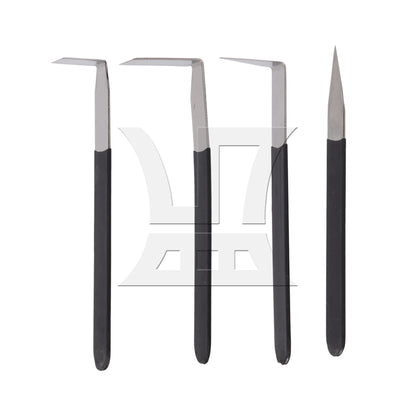 BQLZR 8Pieces Stainless Steel Ceramics Clay Sculpting Tools Kit for Pottery Craft