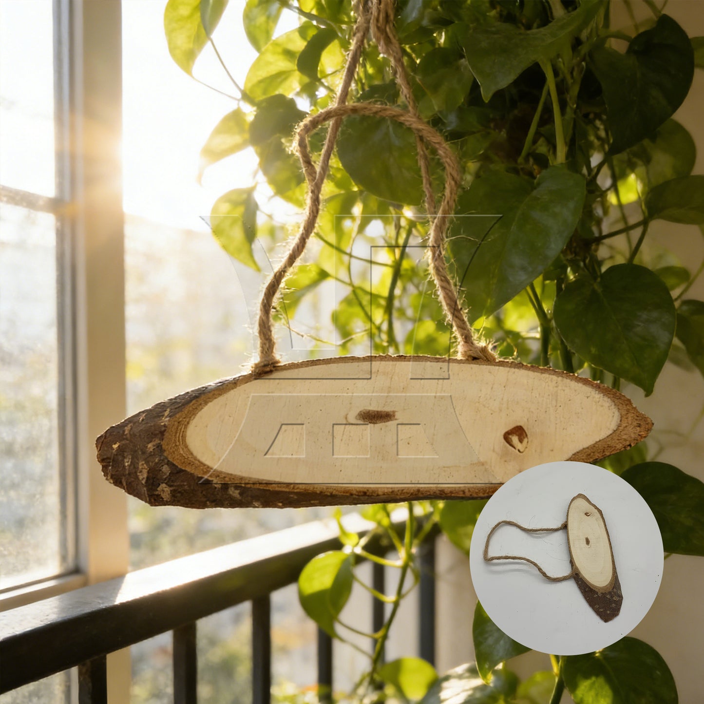BQLZR 1pc Oval Natural Slice Length 17-21cm Width 5-7cm Thickness 1cm Wedding Decoration Party Decoration Wood Piece
