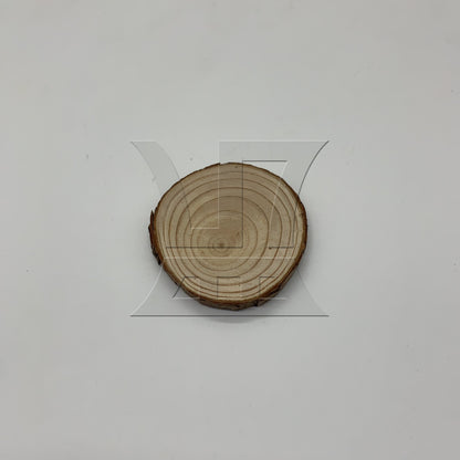 BQLZR 1pc Nature Pine Wood Slice 7-8cm 0.5cm Thick DIY Hand Painting Materials