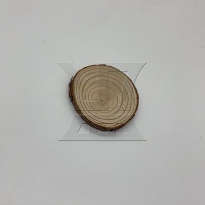 BQLZR 1pc Nature Pine Wood Slice 7-8cm 0.5cm Thick DIY Hand Painting Materials