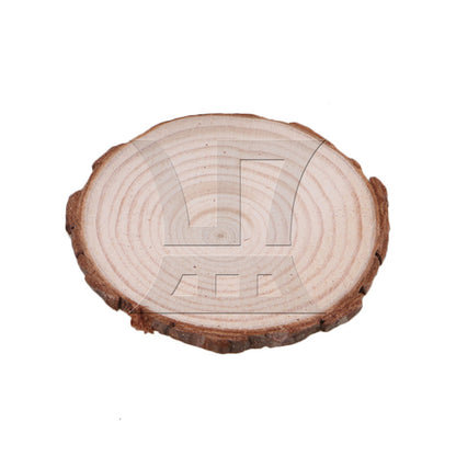 BQLZR 1pc Nature Pine Wood Slice 7-8cm 0.5cm Thick DIY Hand Painting Materials
