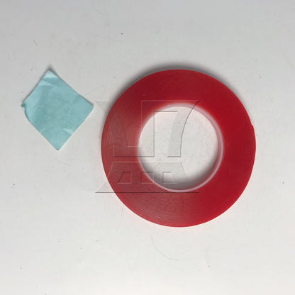 BQLZR Red Transparent Double Sided Adhesive Mounting Tape for Ornaments Fixed 33ft