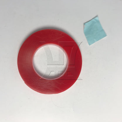 BQLZR Red Transparent Double Sided Adhesive Mounting Tape for Ornaments Fixed 33ft
