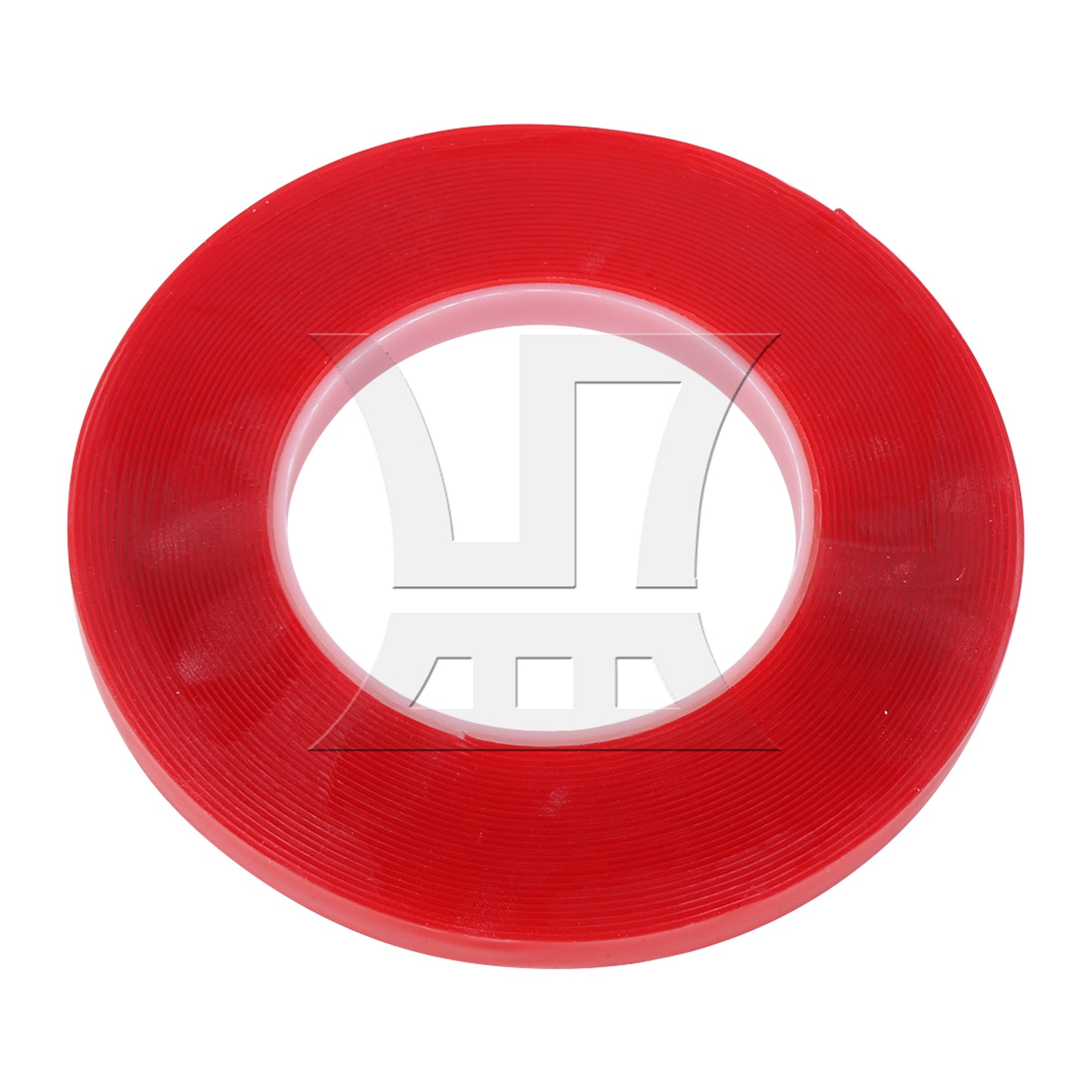 BQLZR Red Transparent Double Sided Adhesive Mounting Tape for Ornaments Fixed 33ft