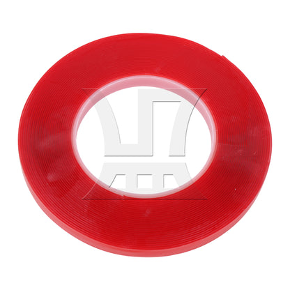 BQLZR Red Transparent Double Sided Adhesive Mounting Tape for Ornaments Fixed 33ft