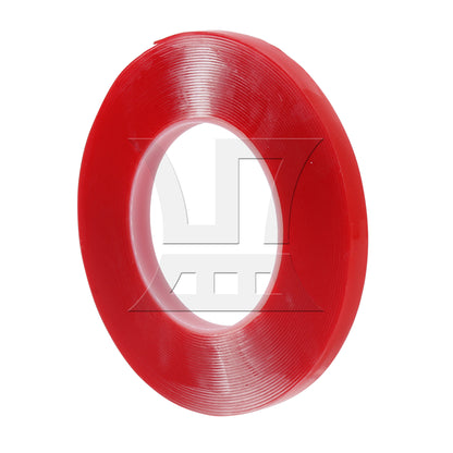 BQLZR Red Transparent Double Sided Adhesive Mounting Tape for Ornaments Fixed 33ft