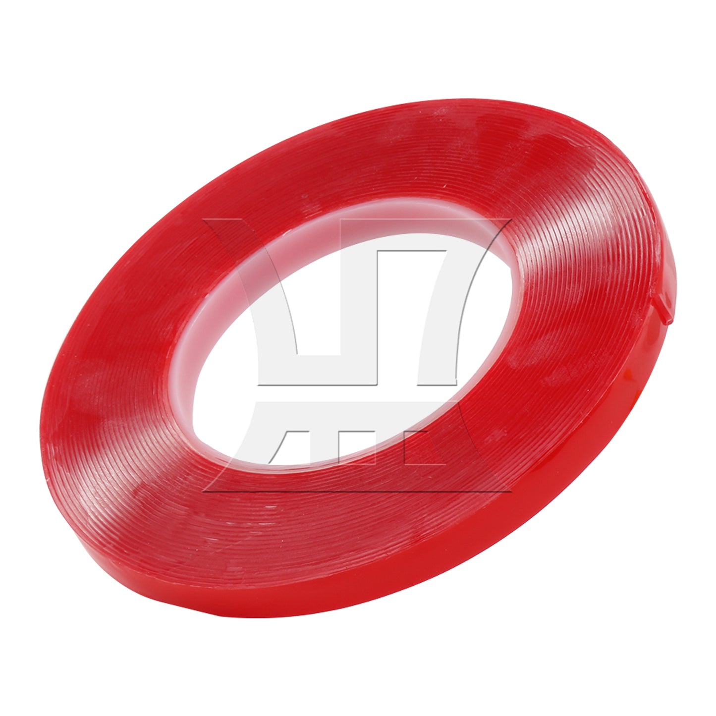 BQLZR Red Transparent Double Sided Adhesive Mounting Tape for Ornaments Fixed 33ft