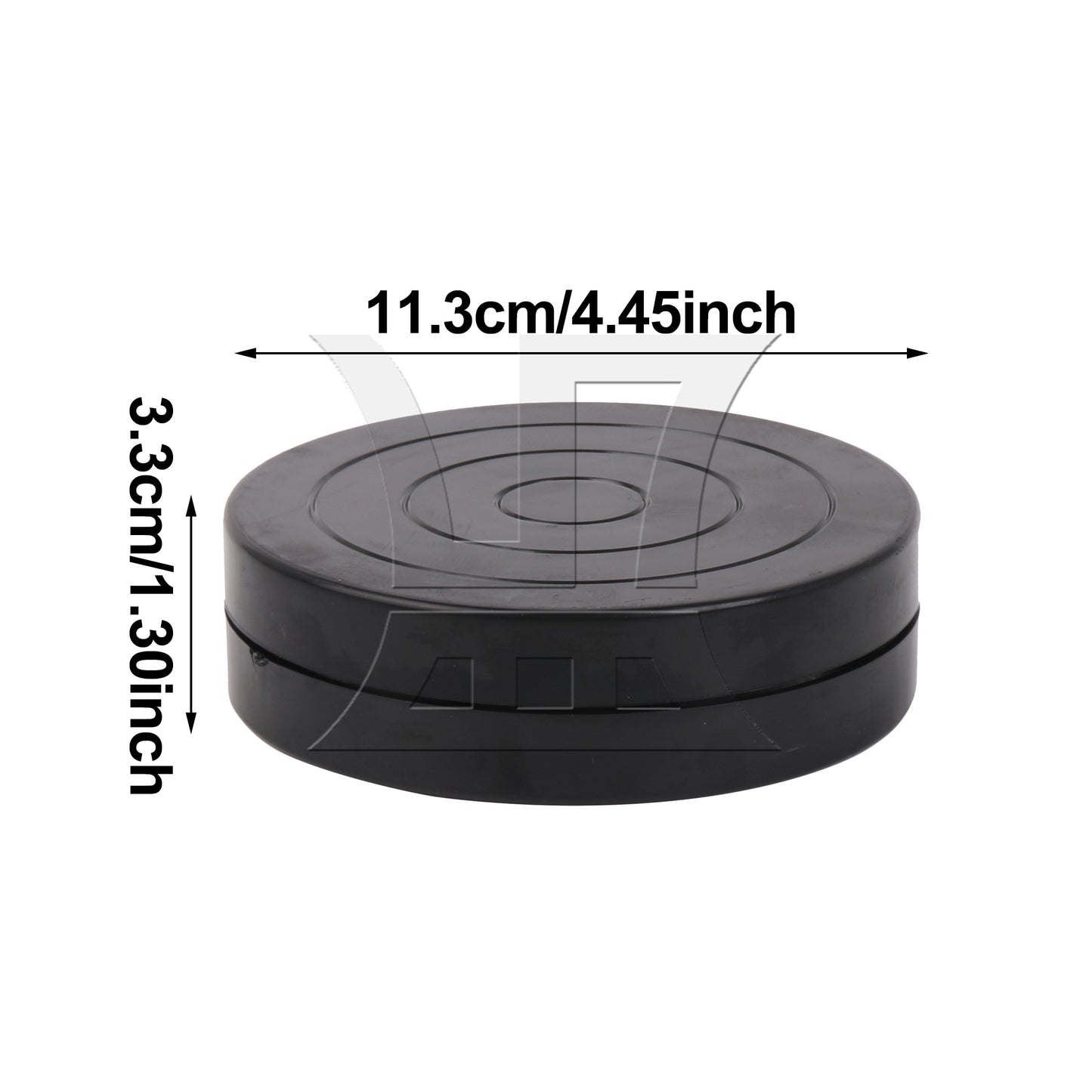 BQLZR Double Side Plastic Swivel Turntable for Art Class Rotation Table 4.45 inch