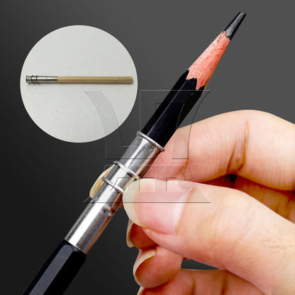 BQLZR 1pc Art Single Ended Pencil Extender Nature Color for Pencil
