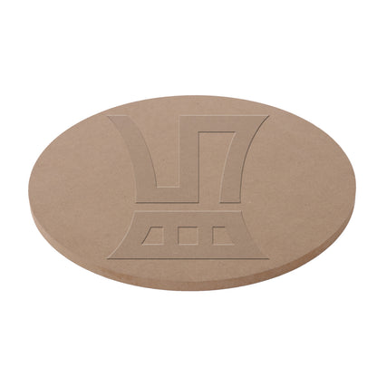 BQLZR 1pc Ceramic Drying Plate, 25cm Round, Suitable For Ceramic Production