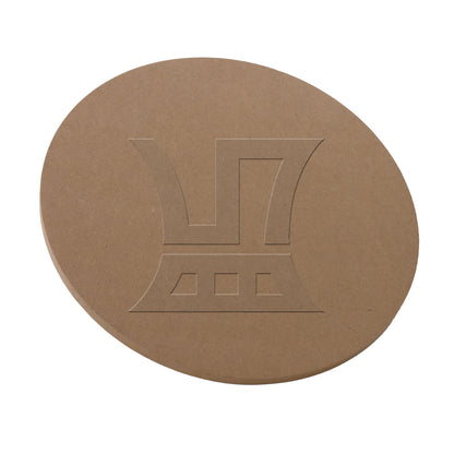 BQLZR 1pc Ceramic Drying Plate, 25cm Round, Suitable For Ceramic Production
