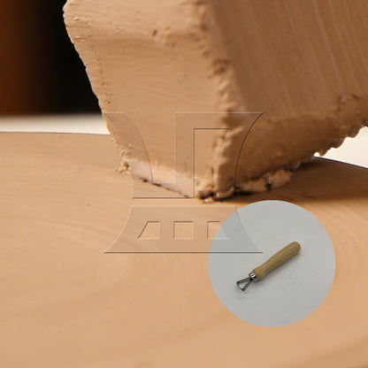 BQLZR 1pc Clay Tool No. 3 for Ceramic Details Processing 13.6x2cm