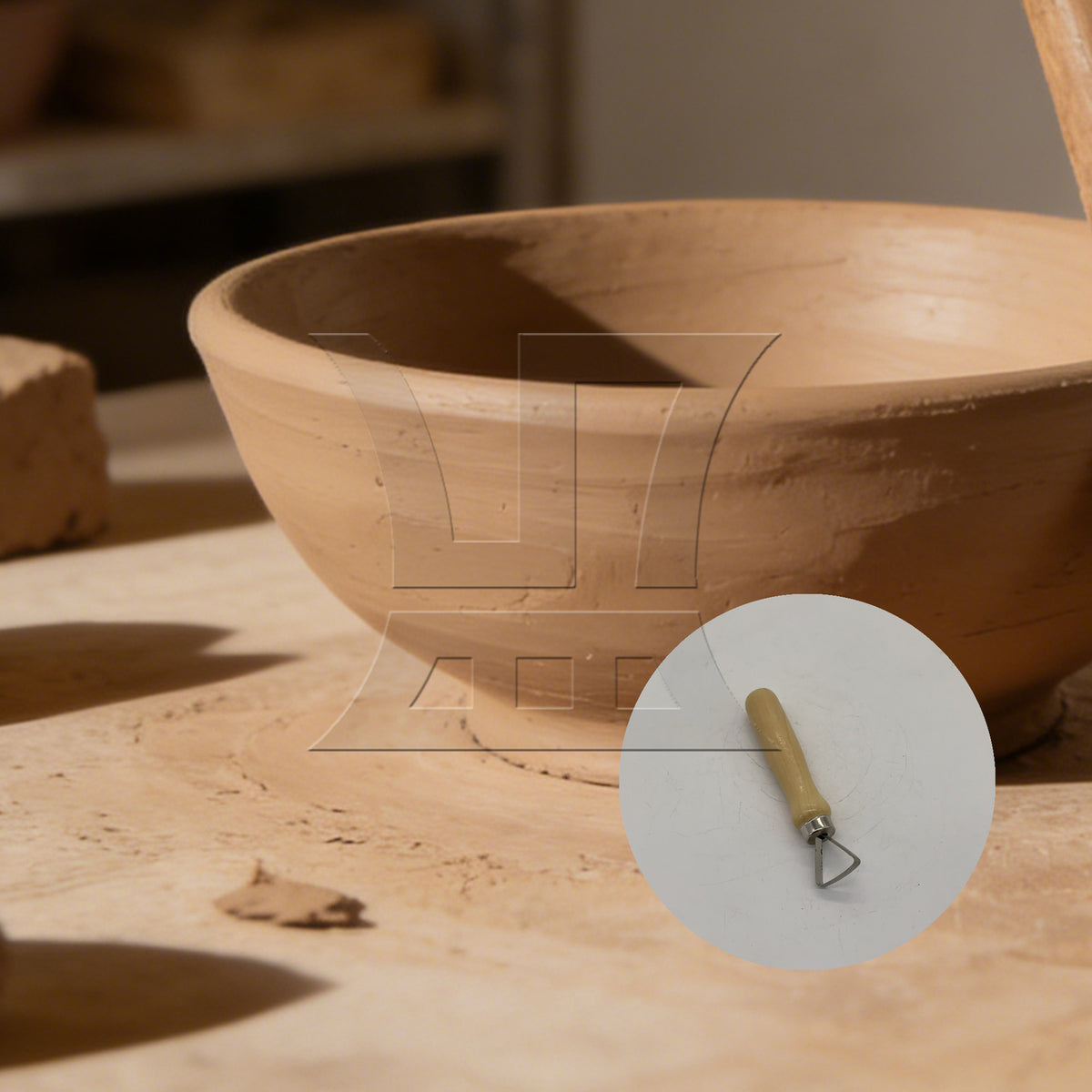 BQLZR 1pc Clay Tool No. 3 for Ceramic Details Processing 13.6x2cm