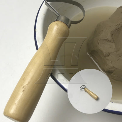 BQLZR 1pc Clay Sculpting Tool Type 4 Traditional Handmade Ceramic Tools 12.9x2.1cm