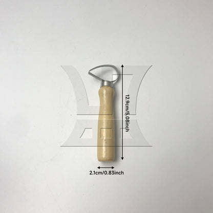 BQLZR 1pc Clay Sculpting Tool Type 4 Traditional Handmade Ceramic Tools 12.9x2.1cm