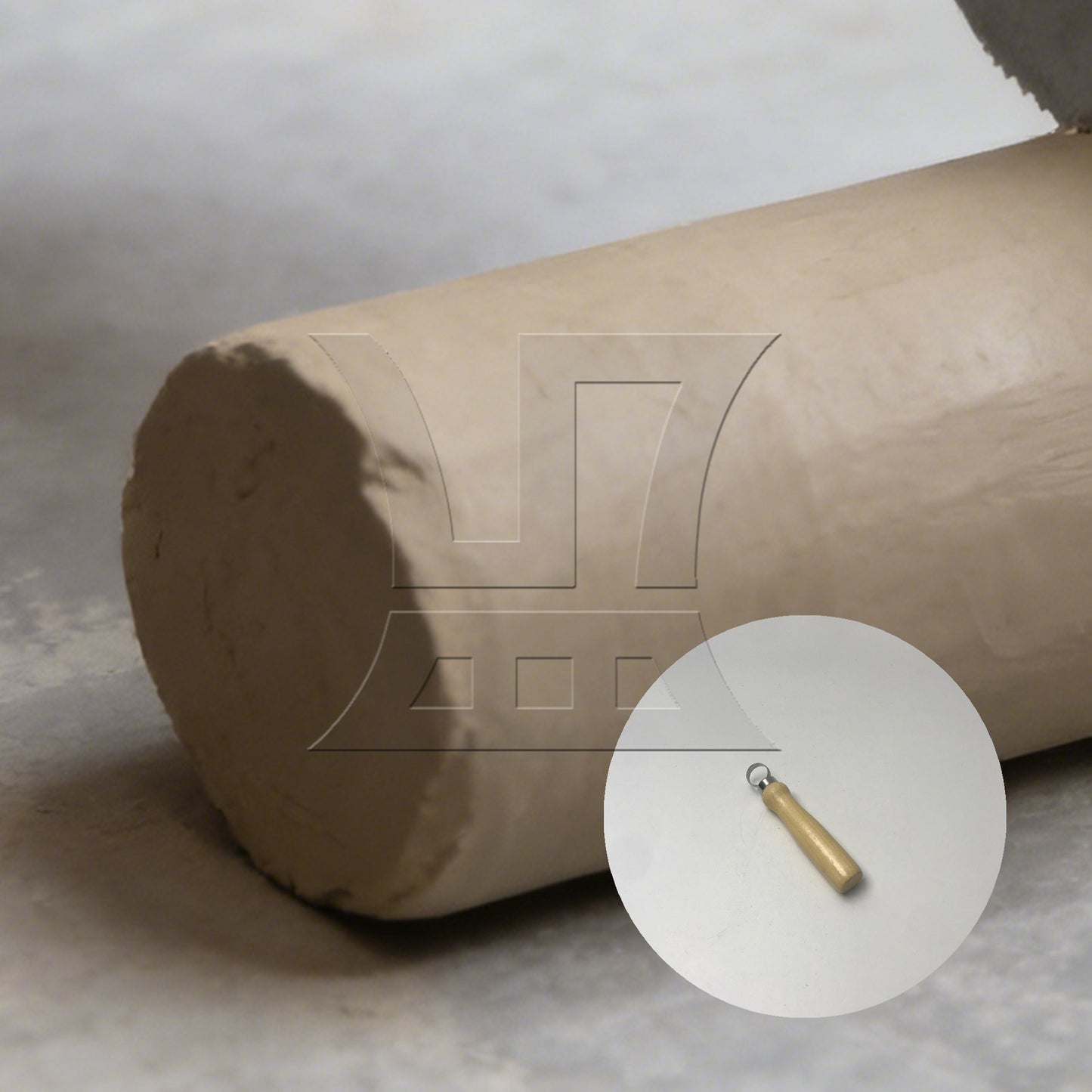 BQLZR 1pc Clay Sculpting Tool Type 6 Traditional Handmade Ceramic Tools 12.5x2.1cm