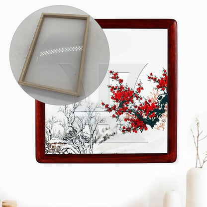 BQLZR 1pc Square Glass Picture Frame 20x30cm for Handicraft