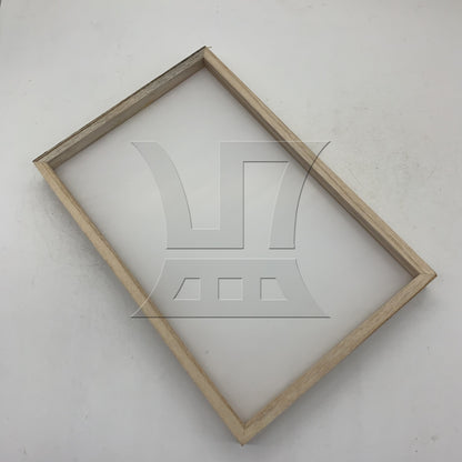 BQLZR 1pc Square Glass Picture Frame 20x30cm for Handicraft