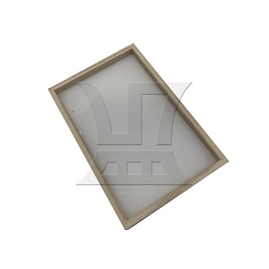 BQLZR 1pc Square Glass Picture Frame 20x30cm for Handicraft