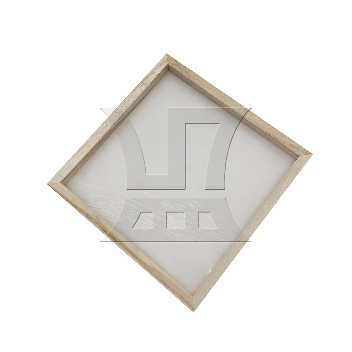 BQLZR 1pc Square Glass Picture Frame 20x20cm Double-layer for Handicraft