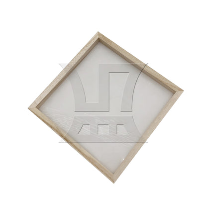 BQLZR 1pc Square Glass Picture Frame 20x20cm Double-layer for Handicraft