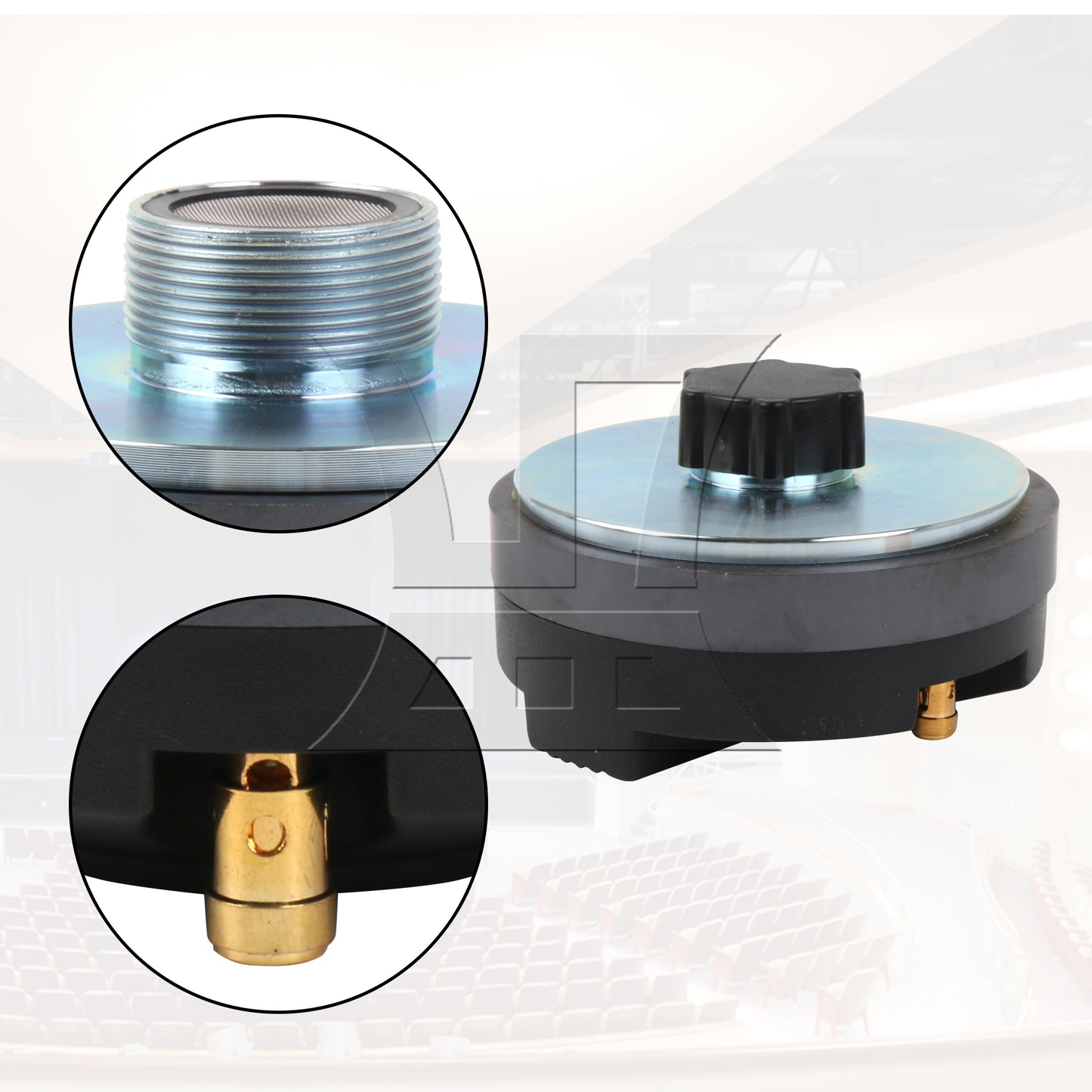 BQLZR 100 Watt 8 Ohms Audio Speaker Diaphragm Horn Driver for Music Lover 44.4 Cores