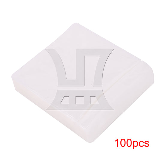 BQLZR 100pcs OPP Plastic CD Wrap Bag White for Organize CD