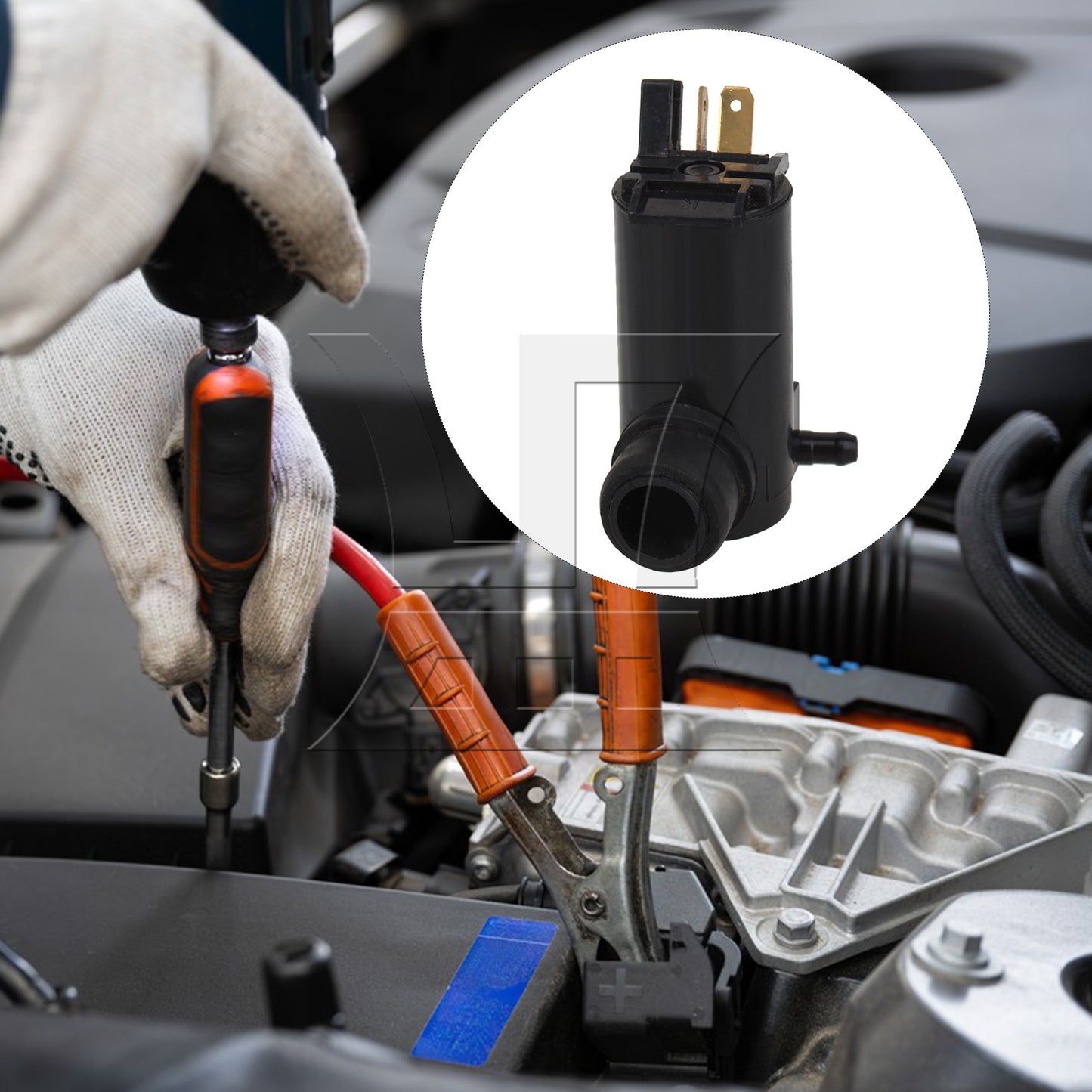 BQLZR Windshield Washer Pump 24V Micro Motor With Grommet Set Kit Car Accessories