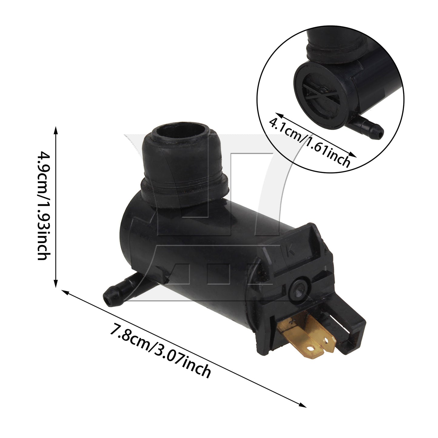BQLZR Windshield Washer Pump 24V Micro Motor With Grommet Set Kit Car Accessories