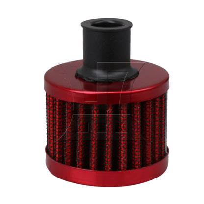 BQLZR 2x 13Mm Red Cone Mini Oil Air Intake Crankcase Vent Valve Cover Breather Filter