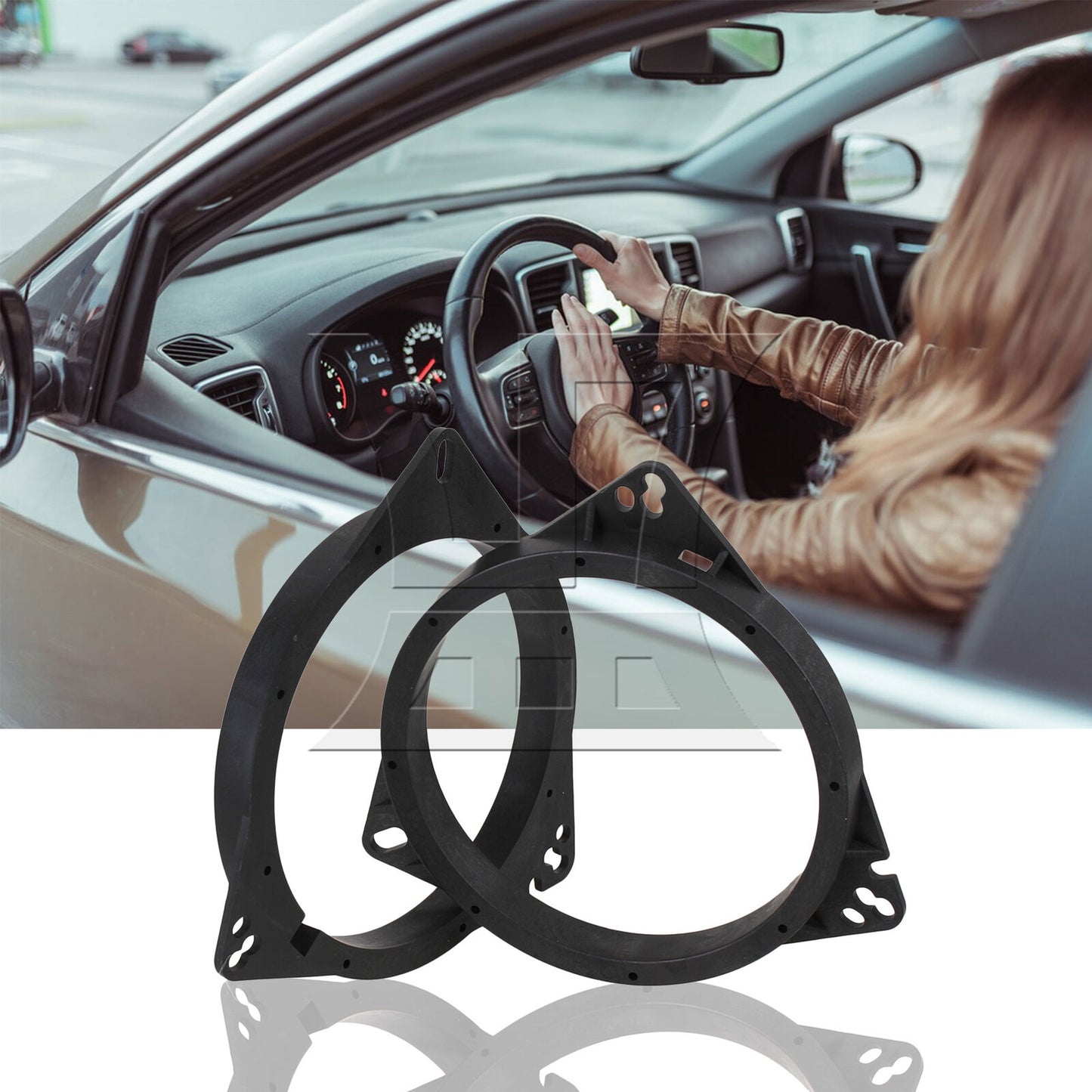BQLZR 6.5" Car Auto Vehicle Speaker Adapter Mount 3/4" Depth Ring Adapter