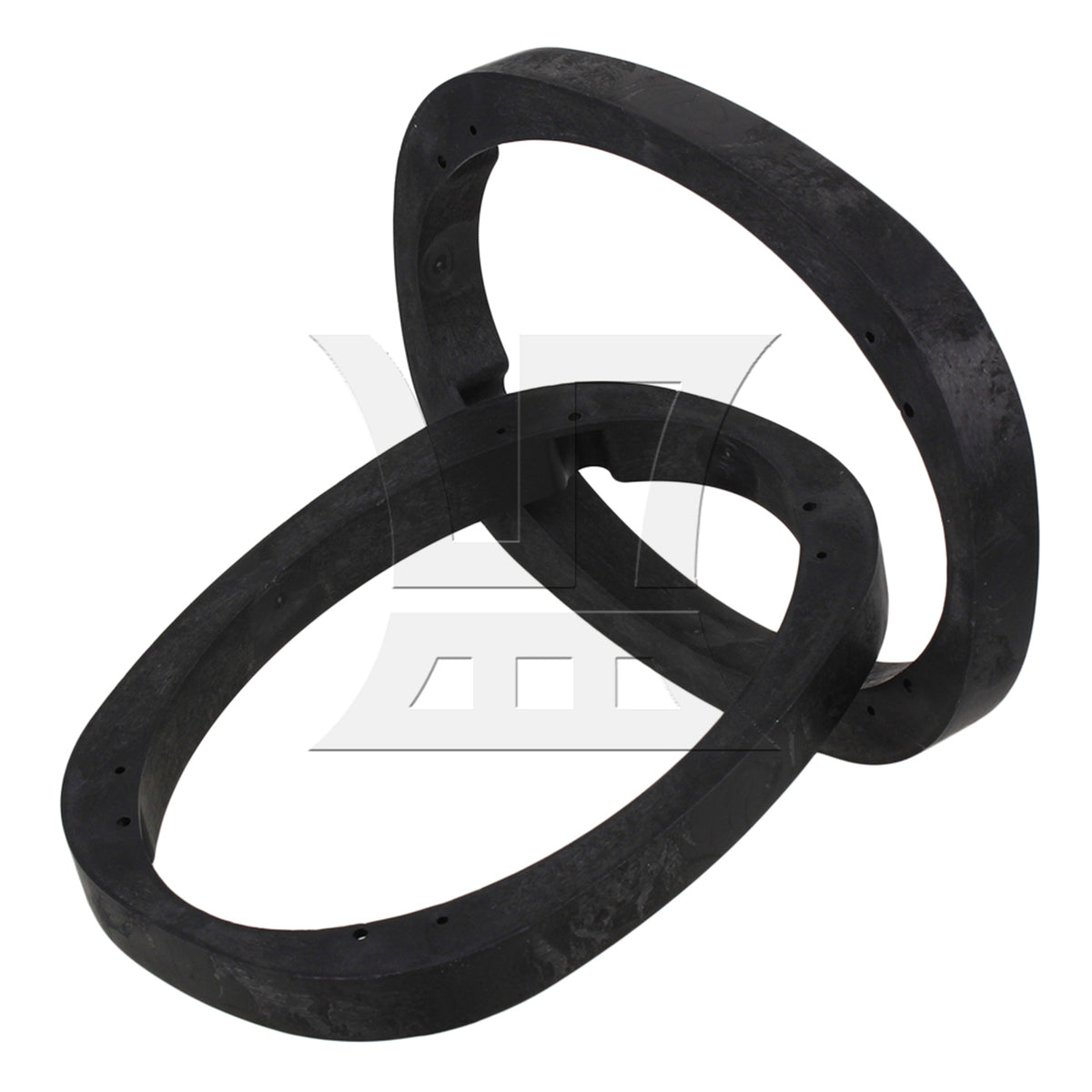BQLZR 6" x 9" Solid Elliptical Speaker Spacer Adapter 1" Depth Bracket Holder