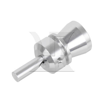 BQLZR Silver M Alum Turbo Sound Exhaust Silencer Pipe Whistle Blowoff Valve Simulator