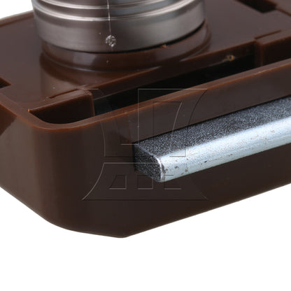BQLZR Keyless Push Button Latch for RV Camper Caravan Cabinet Brown and Silver BQLZR