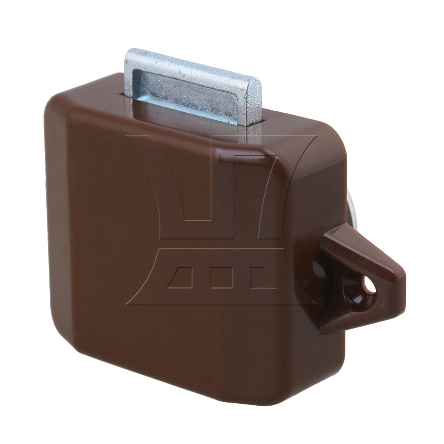 BQLZR Keyless Push Button Latch for RV Camper Caravan Cabinet Brown and Silver BQLZR