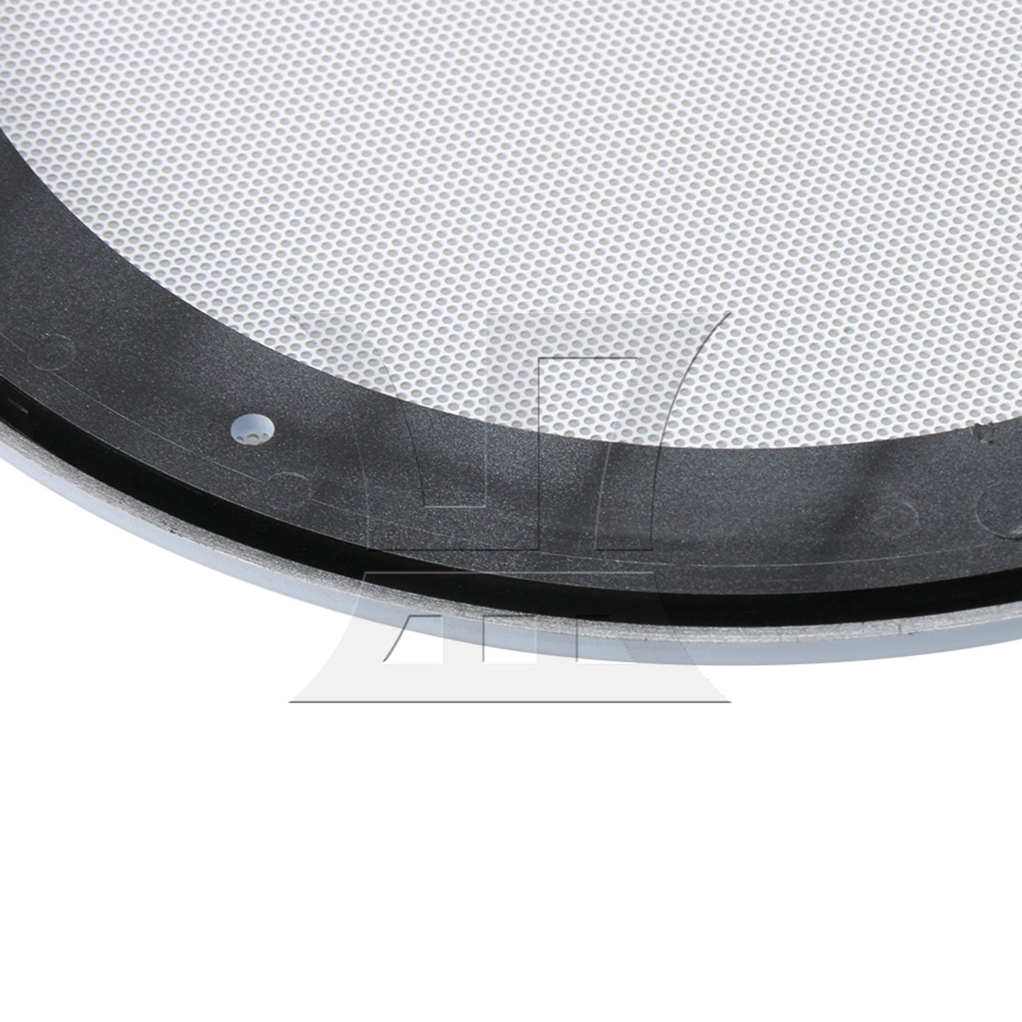 BQLZR 8" DIY Car Audio Speaker Cover Decorative Circle Metal Net Mesh Grille White