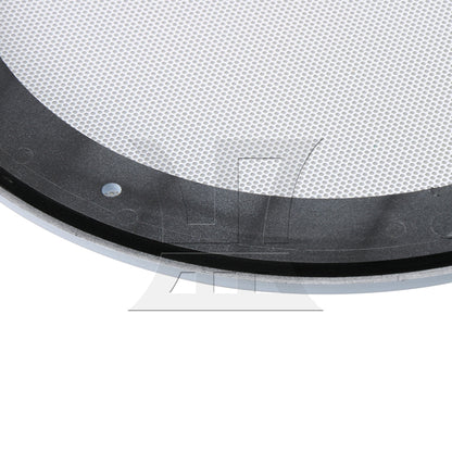 BQLZR 8" DIY Car Audio Speaker Cover Decorative Circle Metal Net Mesh Grille White