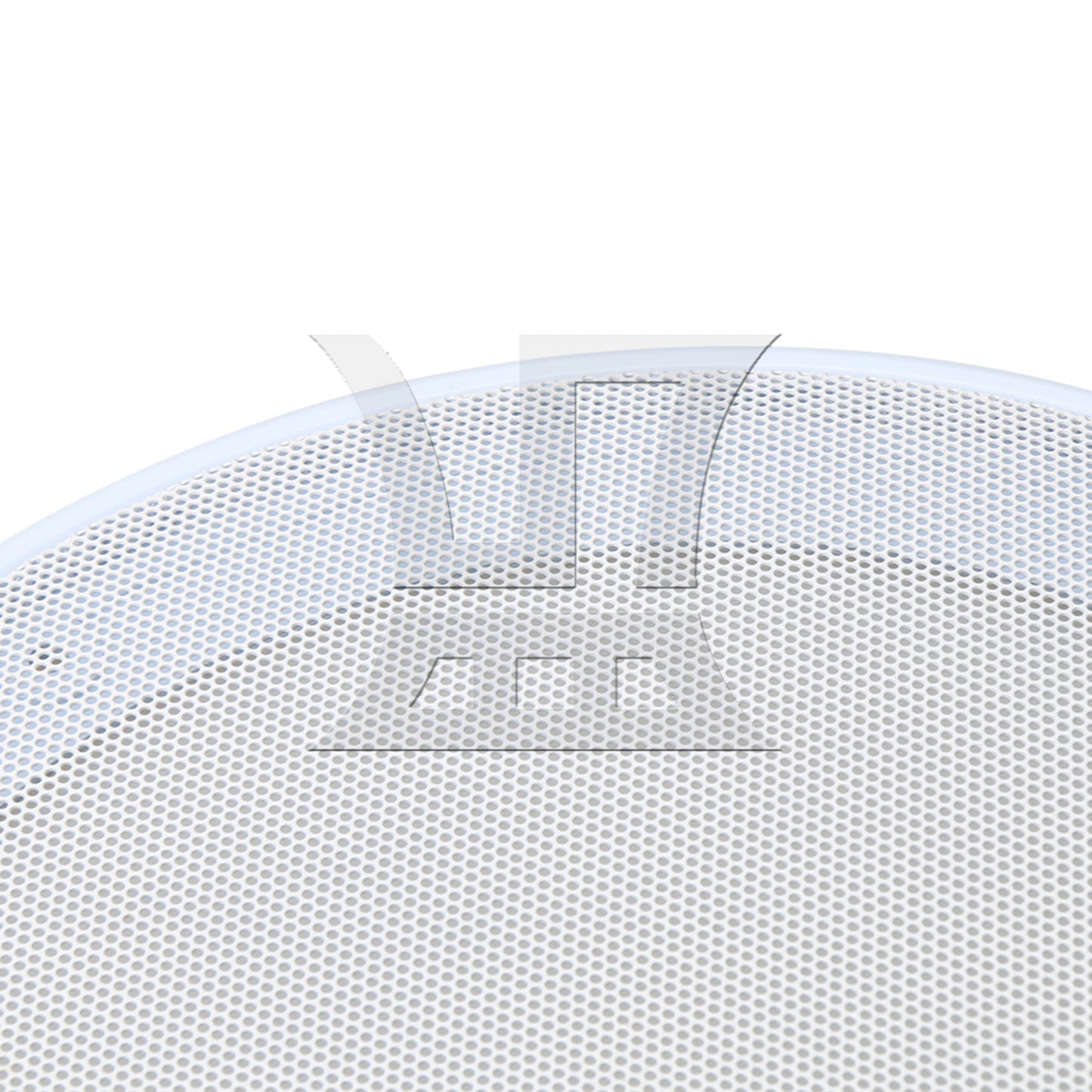 BQLZR 8" DIY Car Audio Speaker Cover Decorative Circle Metal Net Mesh Grille White