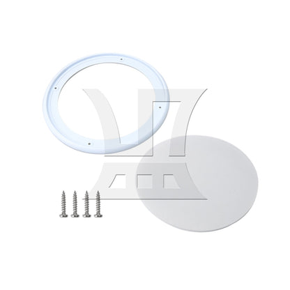 BQLZR 8" DIY Car Audio Speaker Cover Decorative Circle Metal Net Mesh Grille White