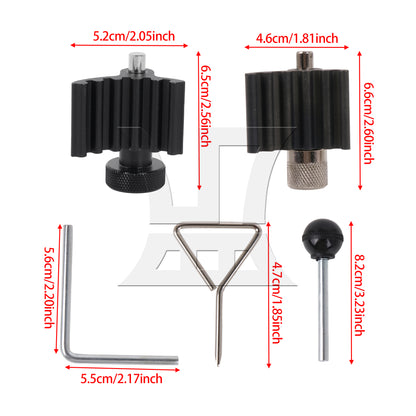 BQLZR 6 Pieces Engine Timing Belt Tensioner Tools Plastic & Metal Car Repair Parts