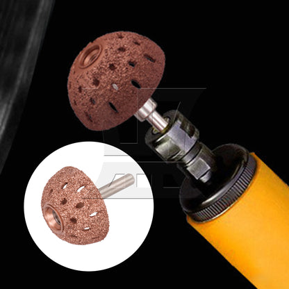 BQLZR Tire Repair Grinding Head Tungsten 70 Grid 1.57inch Diameter with Linking Rod