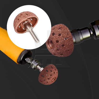 BQLZR Tire Repair Grinding Head Tungsten 70 Grid 1.57inch Diameter with Linking Rod