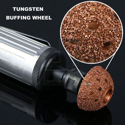 BQLZR Tire Repair Grinding Head Tungsten 70 Grid 1.57inch Diameter with Linking Rod