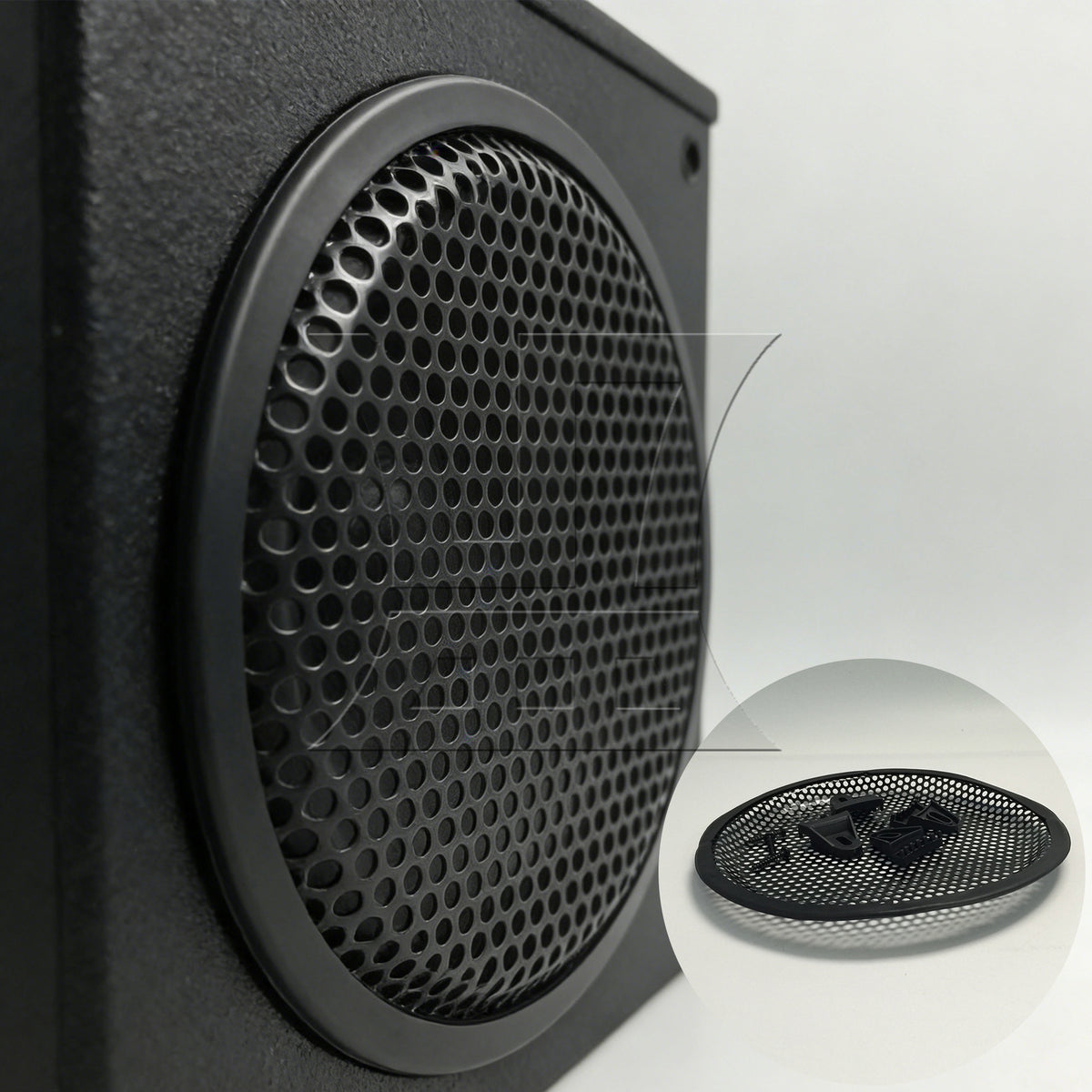 BQLZR 2Pieces 8 Inch Dia Car Speaker Grill Cover Guard for Audio Parts with Screws