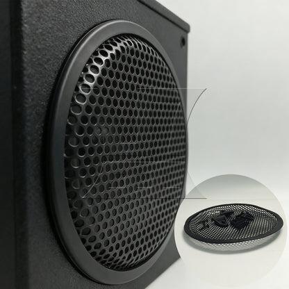 BQLZR 2Pieces 8 Inch Dia Car Speaker Grill Cover Guard for Audio Parts with Screws