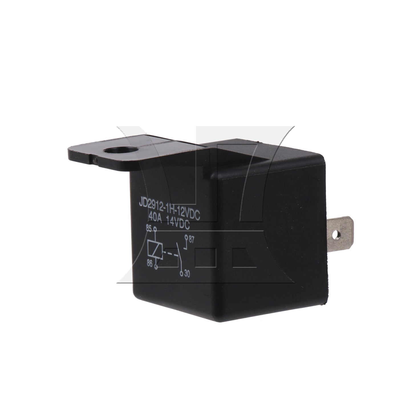 BQLZR 6 Pcs 12V 40A 4 Pin Automotive Motor Relay Plastic for Electric Cooling Fans