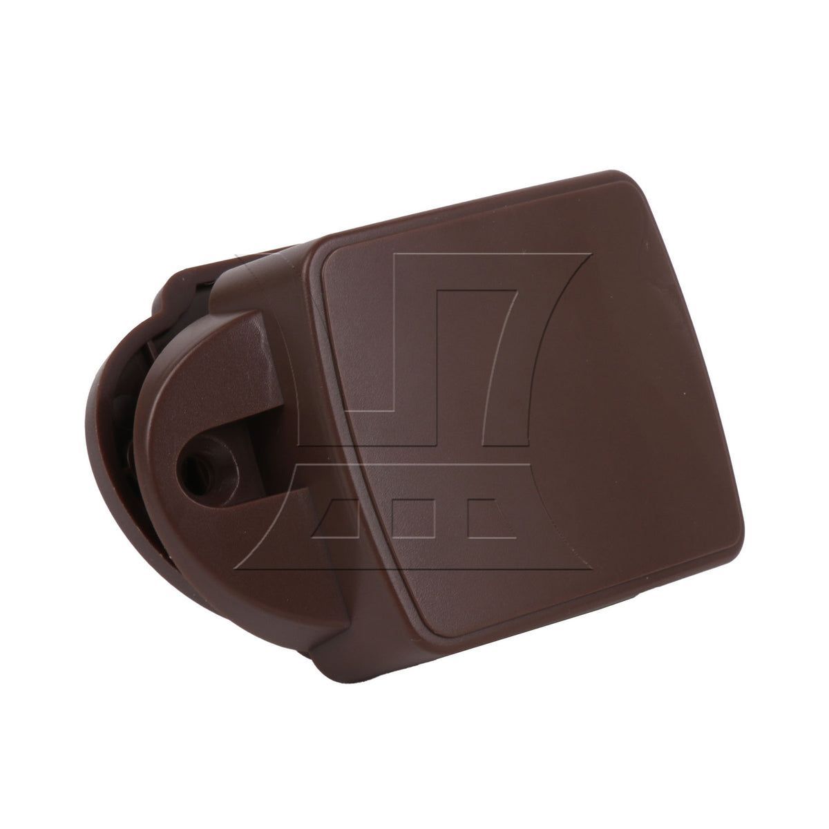 BQLZR 1PC Push Button Cabinet Latch for RV Drawer 45x54m Silver Top Brown Cover 26mm Open Hole BL01Z-BCH