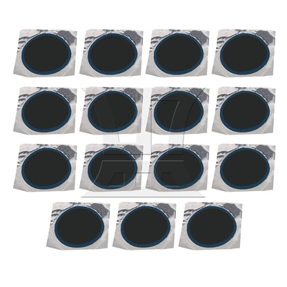 BQLZR 15pcs Small Radial Tire Patch 75mm Nature Rubber