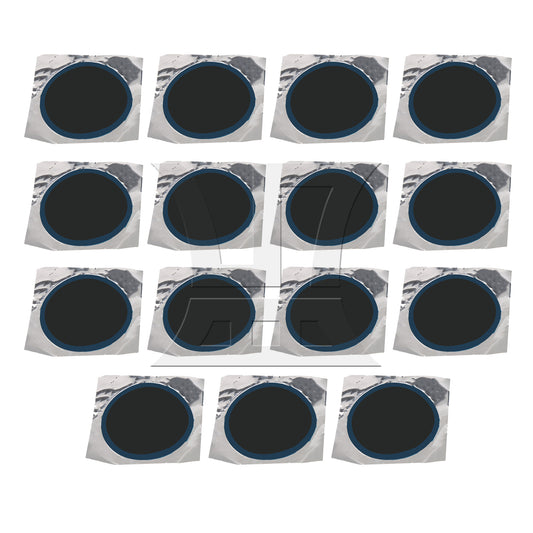 BQLZR 15pcs Small Radial Tire Patch 75mm Nature Rubber
