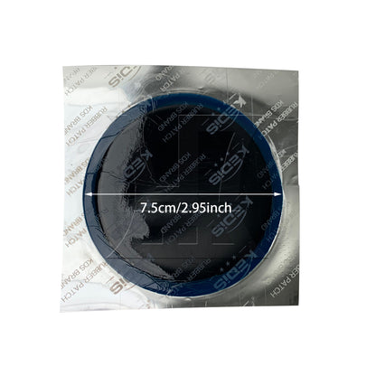 BQLZR 15pcs Small Radial Tire Patch 75mm Nature Rubber